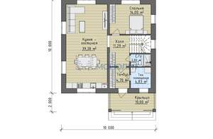 Дом 220м², 2-этажный, участок 6 сот.  