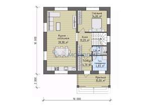 Коттедж 220м², 2-этажный, участок 6 сот.  
