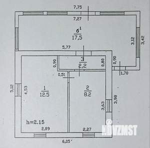 Дом 40м², 1-этажный, участок 6 сот.  