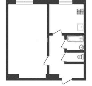 1-к квартира, на длительный срок, 35м2, 4/5 этаж