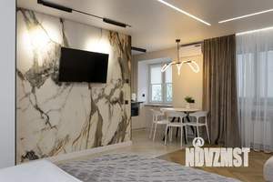 Студия квартира, посуточно, 40м2, 2/5 этаж