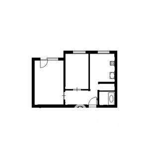 2-к квартира, на длительный срок, 40м2, 4/5 этаж