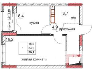 Фото квартиры на продажу (1)