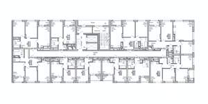 2-к квартира, строящийся дом, 55м2, 7/15 этаж