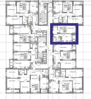 1-к квартира, вторичка, 35м2, 11/18 этаж