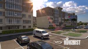 1-к квартира, строящийся дом, 37м2, 3/5 этаж