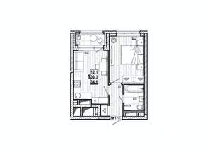1-к квартира, вторичка, 35м2, 5/15 этаж