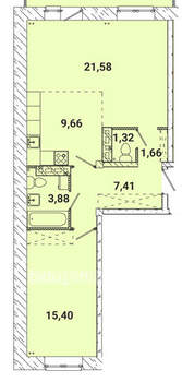 2-к квартира, вторичка, 67м2, 5/5 этаж