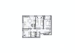 3-к квартира, вторичка, 72м2, 4/15 этаж