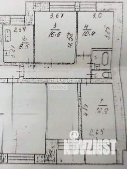 3-к квартира, вторичка, 62м2, 3/9 этаж