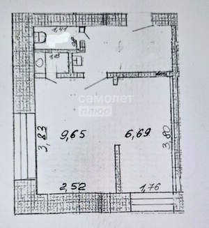 1-к квартира, вторичка, 22м2, 3/5 этаж