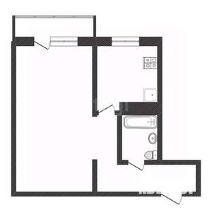 1-к квартира, вторичка, 32м2, 3/5 этаж