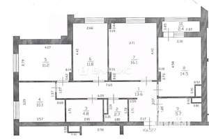 4-к квартира, вторичка, 91м2, 11/12 этаж