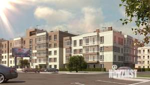 1-к квартира, строящийся дом, 46м2, 4/5 этаж