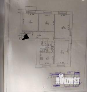 4-к квартира, вторичка, 91м2, 3/5 этаж