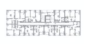 3-к квартира, строящийся дом, 57м2, 2/15 этаж