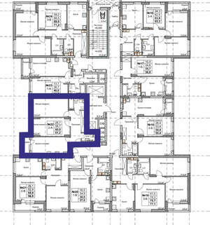 2-к квартира, вторичка, 60м2, 6/18 этаж