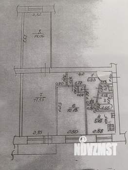 3-к квартира, вторичка, 59м2, 4/6 этаж