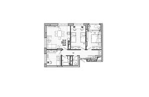 3-к квартира, вторичка, 72м2, 4/15 этаж