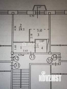 1-к квартира, вторичка, 38м2, 3/4 этаж