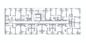 2-к квартира, строящийся дом, 54м2, 7/15 этаж